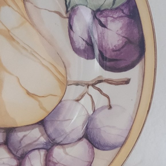 American Atelier Pompeii Fruit 8" Salad Plates # 5019 Set of 2 - Picture 13 of 13